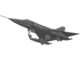 Dassault Mirage IIIC 3D Model