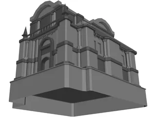 Temple 3D Model