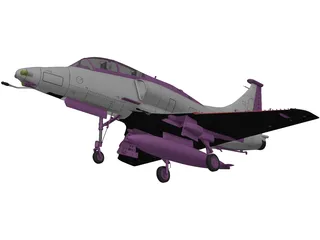 A-4 Skyhawk (Two Seat) 3D Model
