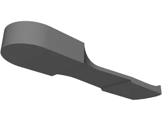 Base Ski Shoe 3D Model