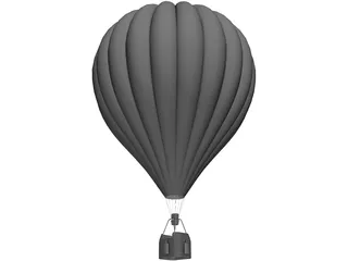 Hot Air Balloon 3D Model