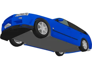 Nissan Steaga with Skyline Conversion 3D Model