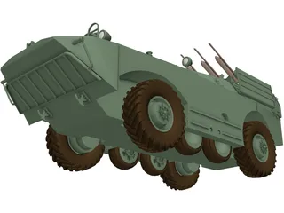 BRDM-1 and AT1 Snapper 3D Model