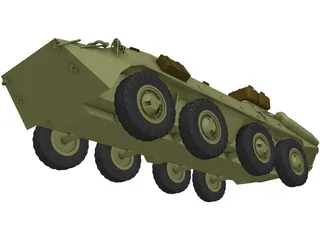 BTR-70 3D Model