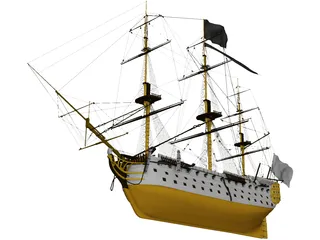 HMS Victory 3D Model