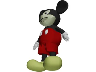 Mickey Mouse 3D Model