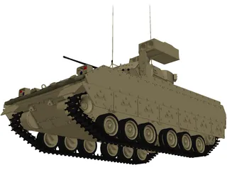 M2A2 Infantry Fighting Vehicle 3D Model