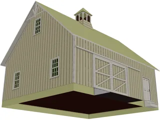 Machine Shed 3D Model