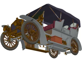 Rolls-Royce Silver Ghost 3D Model