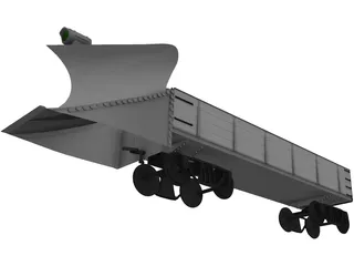 Snow Plow 500 Line 3D Model