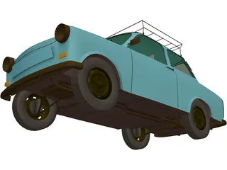 Trabant 601S 3D Model