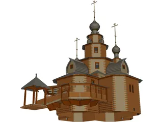 Church Tranfiguration 3D Model