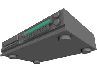 CD Player 3D Model