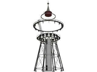 Water Tower 3D Model