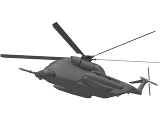 Sikorsky MH-53 Pave Low 3D Model