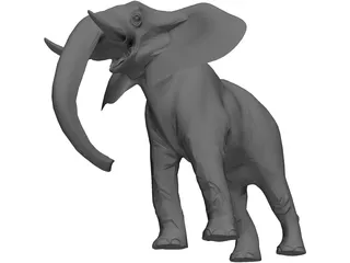 Elephant 3D Model