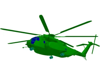 Sikorsky MH-53E Pave Low 3D Model