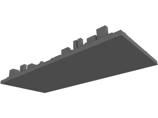 City Block 3D Model