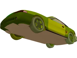 Ford Mustang Coupe (1996) 3D Model