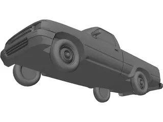 Toyota Pickup (1990) 3D Model