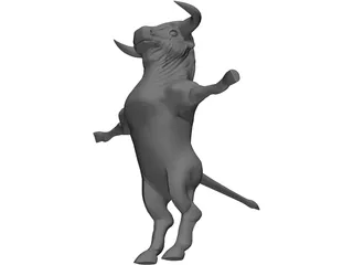 Bull 3D Model