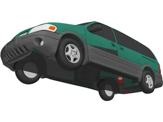 Pontiac Montana (1997) 3D Model