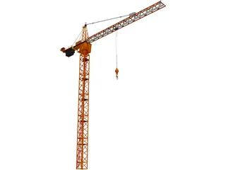 Tower Crane 3D Model