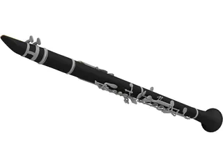 Clarinet 3D Model