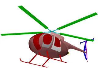 MD-500 3D Model