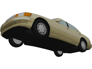 Lexus 400 (1993) 3D Model