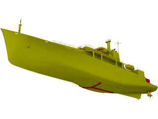 Survey Vessel T-AGS 60 Class 3D Model