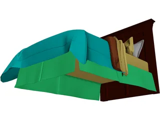 Bed 3D Model