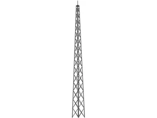 Tower Radio 3D Model