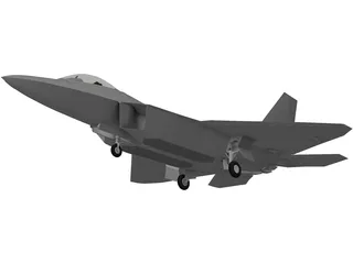 F-22 Raptor 3D Model