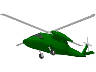 Sikorsky MH-60 Stallion 3D Model