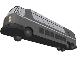 Tour Bus 3D Model