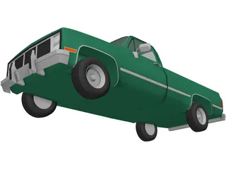 GMC Pickup (1985) 3D Model