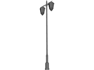 Town Street Light 3D Model