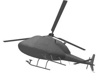 Eurocopter AS-355 Ecureuil 2 3D Model