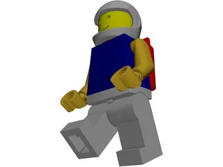 Legoman in Space Suit 3D Model