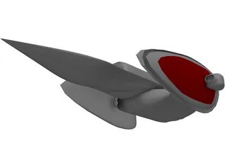 Voinian Spaceship 3D Model