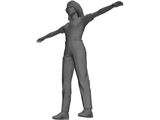 Girl 3D Model