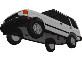 Land Rover Discovery (1996) 3D Model