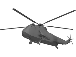 Sikorsky SH-3H Sea King 3D Model