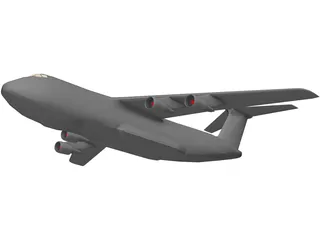 Lockheed C-5G Galaxy 3D Model