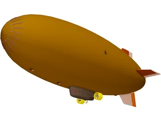 Blimp 3D Model