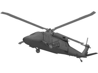 Sikorsky UH-60L Black Hawk [+Interior] 3D Model