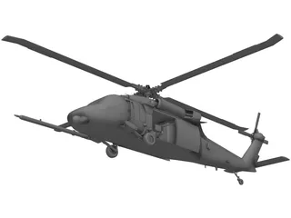 Sikorsky MH-60G [+Interior] 3D Model