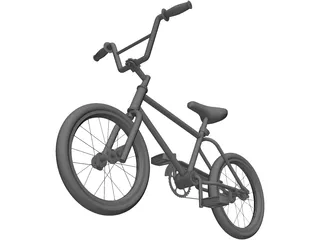 Bicycle BMX 3D Model