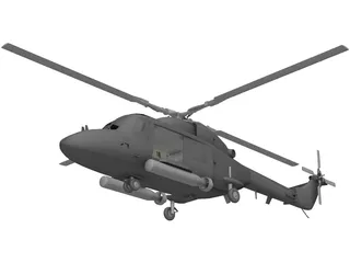 Westland Lynx Mk3 [+Interior] 3D Model